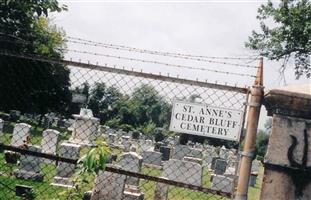 Saint Annes Cedar Bluff Cemetery