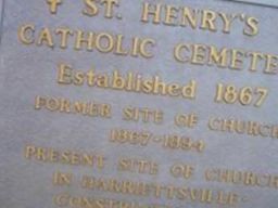 Saint Henrys Catholic Cemetery Saint Henrys Catholic Cemetery