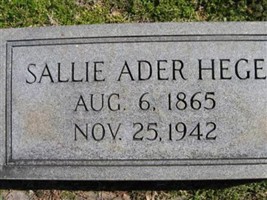 Sallie Ader Hege