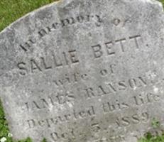 Sallie Bett Ransone