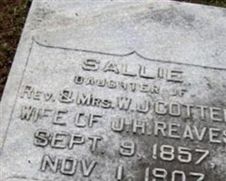 Sallie Cotter Reaves