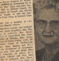 Sallie Gwendolyn Turpin Ulery Sallie Gwendolyn Turpin Ulery
