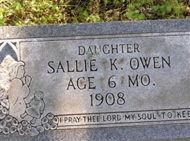 Sallie K. Owen Sallie K. Owen