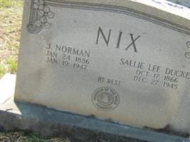 Sallie Lee Duckett Nix