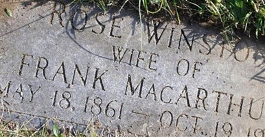 Sallie Mann Winston MacArthur