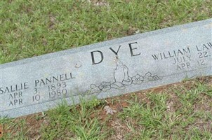 Sallie Pannell Dye Sallie Pannell Dye