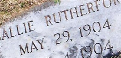 Sallie Rutherford Sallie Rutherford