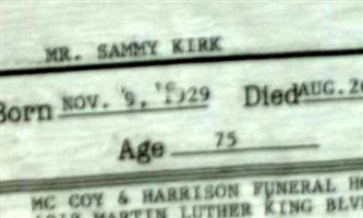 Sammy Kirk