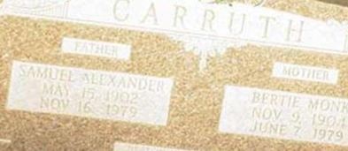 Samuel Alexander Carruth Samuel Alexander Carruth