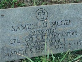 Samuel D McGee