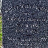 Samuel E. Macatee Samuel E. Macatee
