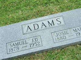 Samuel Edward "Ed" Adams Samuel Edward "Ed" Adams