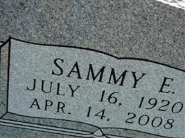Samuel Ernest "Sammy E" Ellis Samuel Ernest "Sammy E" Ellis