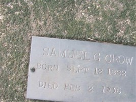 Samuel G Crow
