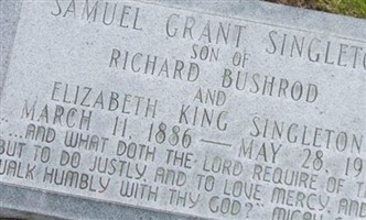 Samuel Grant Singleton Samuel Grant Singleton