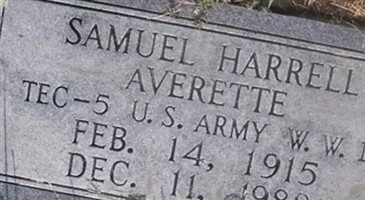 Samuel Harrell Averette Samuel Harrell Averette