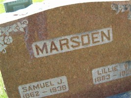 Samuel J Marsden Samuel J Marsden