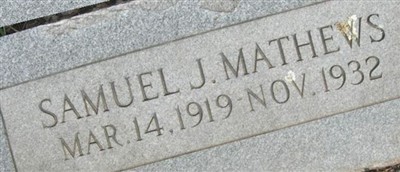 Samuel J. Mathews Samuel J. Mathews