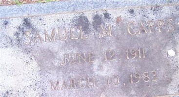Samuel M. Capps Samuel M. Capps