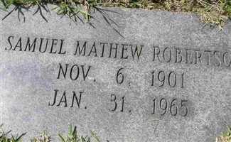 Samuel Mathew Robertson Samuel Mathew Robertson