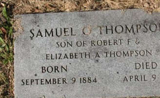 Samuel Oglesby Thompson Samuel Oglesby Thompson