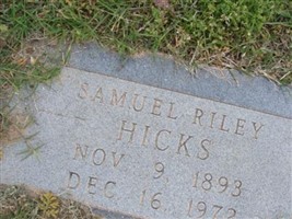 Samuel Riley Hicks Samuel Riley Hicks