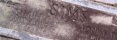 Samuel S Sims Samuel S Sims