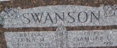 Samuel Sigfried Swanson Samuel Sigfried Swanson