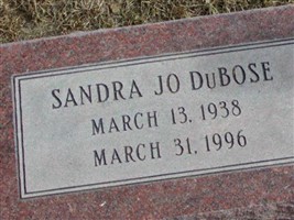 Sandra Jo DuBose