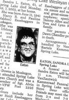 Sandra L "Sandy" Eaton Sandra L "Sandy" Eaton