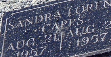 Sandra Lorene Capps Sandra Lorene Capps