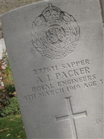Sapper Arthur Isaac Packer Sapper Arthur Isaac Packer