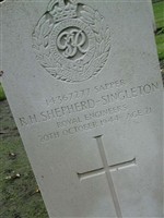 Sapper Ronald Hugh Shepherd-Singleton Sapper Ronald Hugh Shepherd-Singleton
