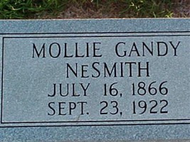 Mrs Mary Sapphire "Mollie" Gandy Nesmith