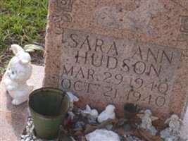 Sara Ann Hudson Sara Ann Hudson