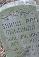 Sara Ann McGowan Sara Ann McGowan