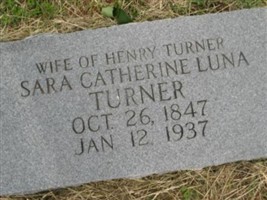 Sara Catherine Luna Turner Sara Catherine Luna Turner