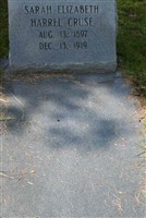 Sara Elizabeth Harrel CRUSE