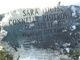 Sara Louise Connelly Piotrowski Sara Louise Connelly Piotrowski