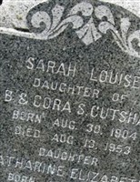 Sara Louise Cutshall Sara Louise Cutshall