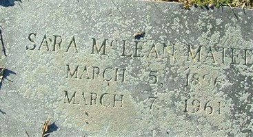Sara McLean Mateer Sara McLean Mateer