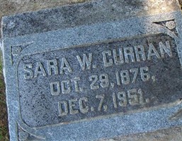 Sara W Curran