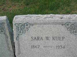 Sara W Kulp Sara W Kulp