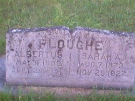 Sarah A. Butcher Ploughe Sarah A. Butcher Ploughe