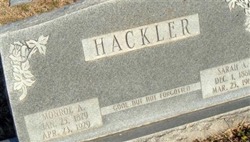 Sarah A. Cable Hackler
