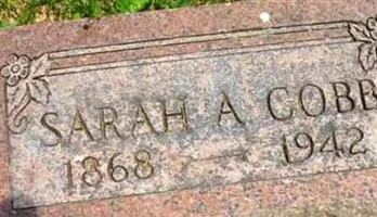 Sarah A. Cobb Sarah A. Cobb