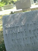 Sarah A. Wilson Sarah A. Wilson