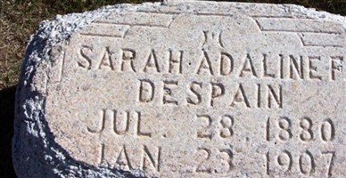 Sarah Adaline F Despain Sarah Adaline F Despain