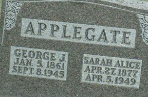 Sarah Alice Applegate Sarah Alice Applegate