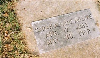 Sarah Allene Vann Muecke Sarah Allene Vann Muecke